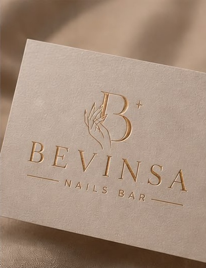 Embossed BEVINSA business card